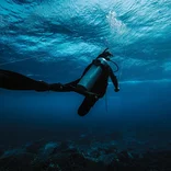 Divemaster in training